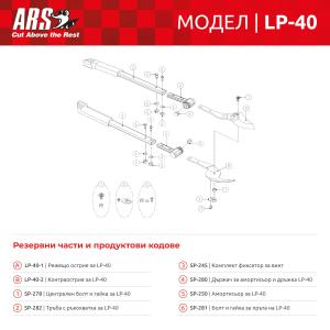 Ножица за дебели клони ARS LP-40 Ножица за дебели клони ARS LP-40