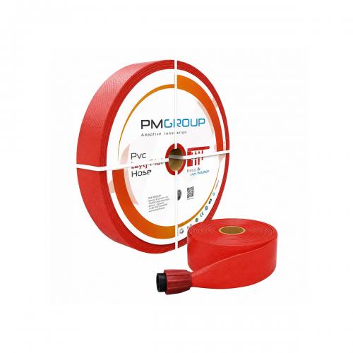 Плосък маркуч Layflat PM PVC Carmine 4″ – 50 м